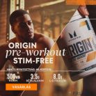 Myprotein Origin Pre-Workout Stim Free - Narancs mangó - 600g